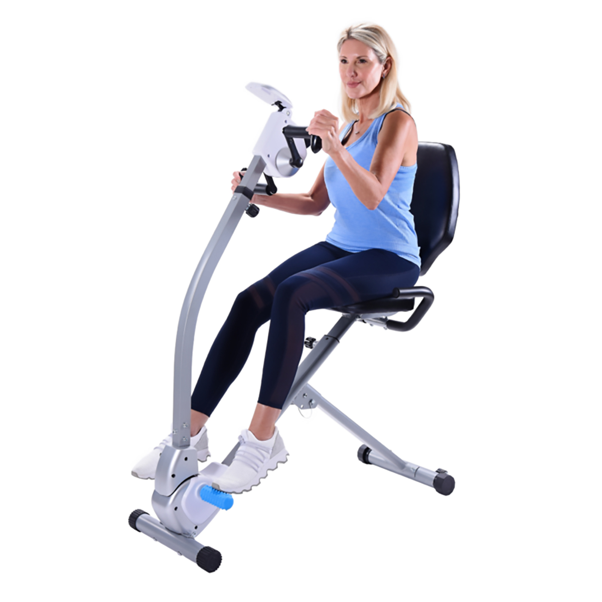 23 10 Minute Exercise bike with upper body workout with Machine