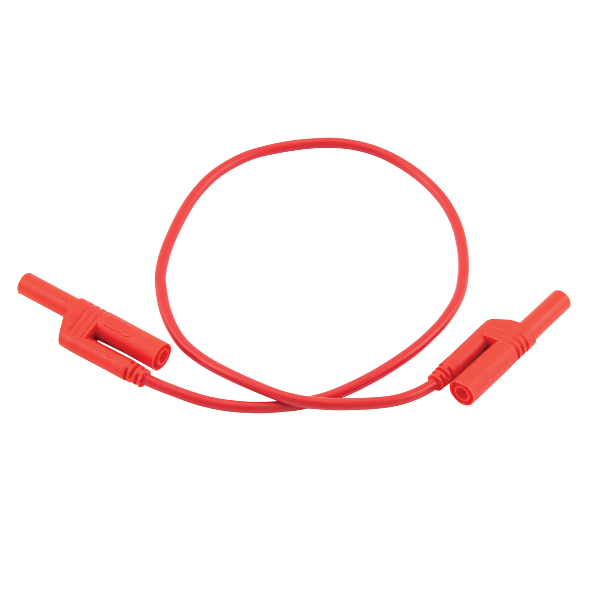 Safety Patch Cord 2.5mm/50cm Red - U13711 - Experiment Leads and Cables ...